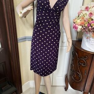 Polka Dot V-Neck Dress